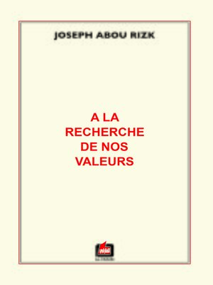cover image of A la Recherche de nos Valeurs